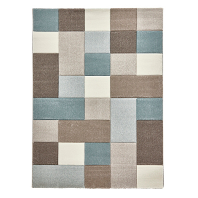 Brooklyn Grey Blue Rug - 120x170 / Blue