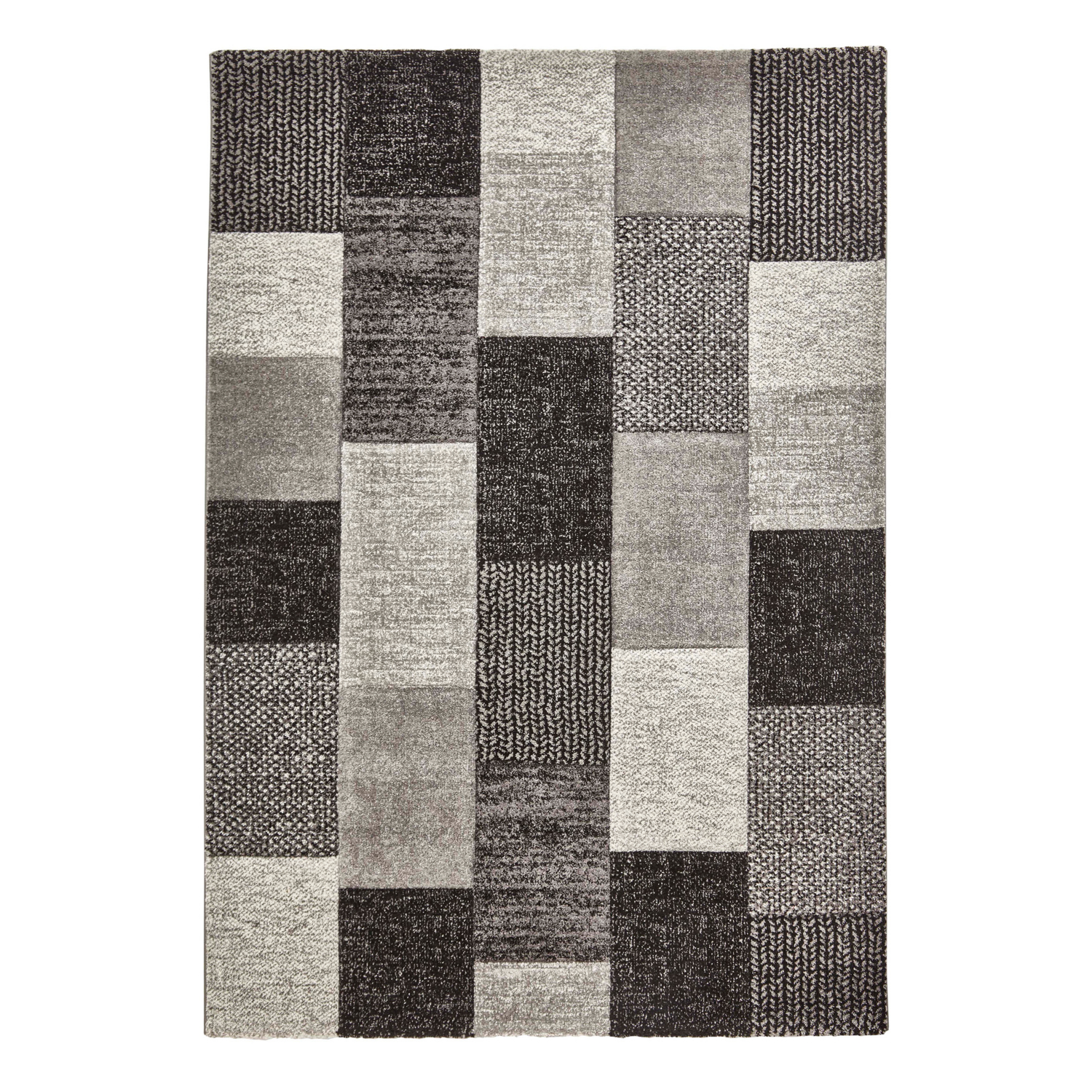 George Grey Think Rugs Brooklyn Patchwork Carved Rug