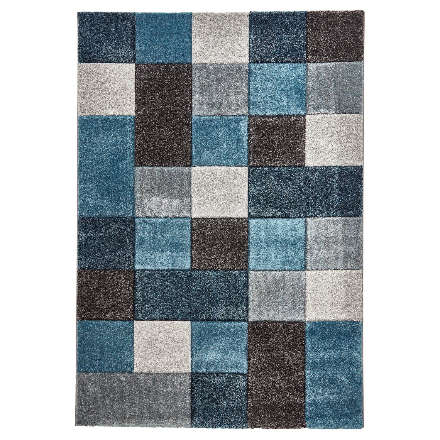 George Blue Think Rugs Brooklyn Myriad Carved Rug