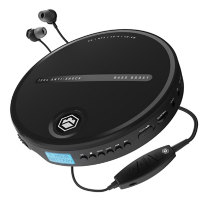 George Oakcastle CD10 Portable Personal CD Player - Black