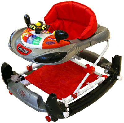baby walker red car
