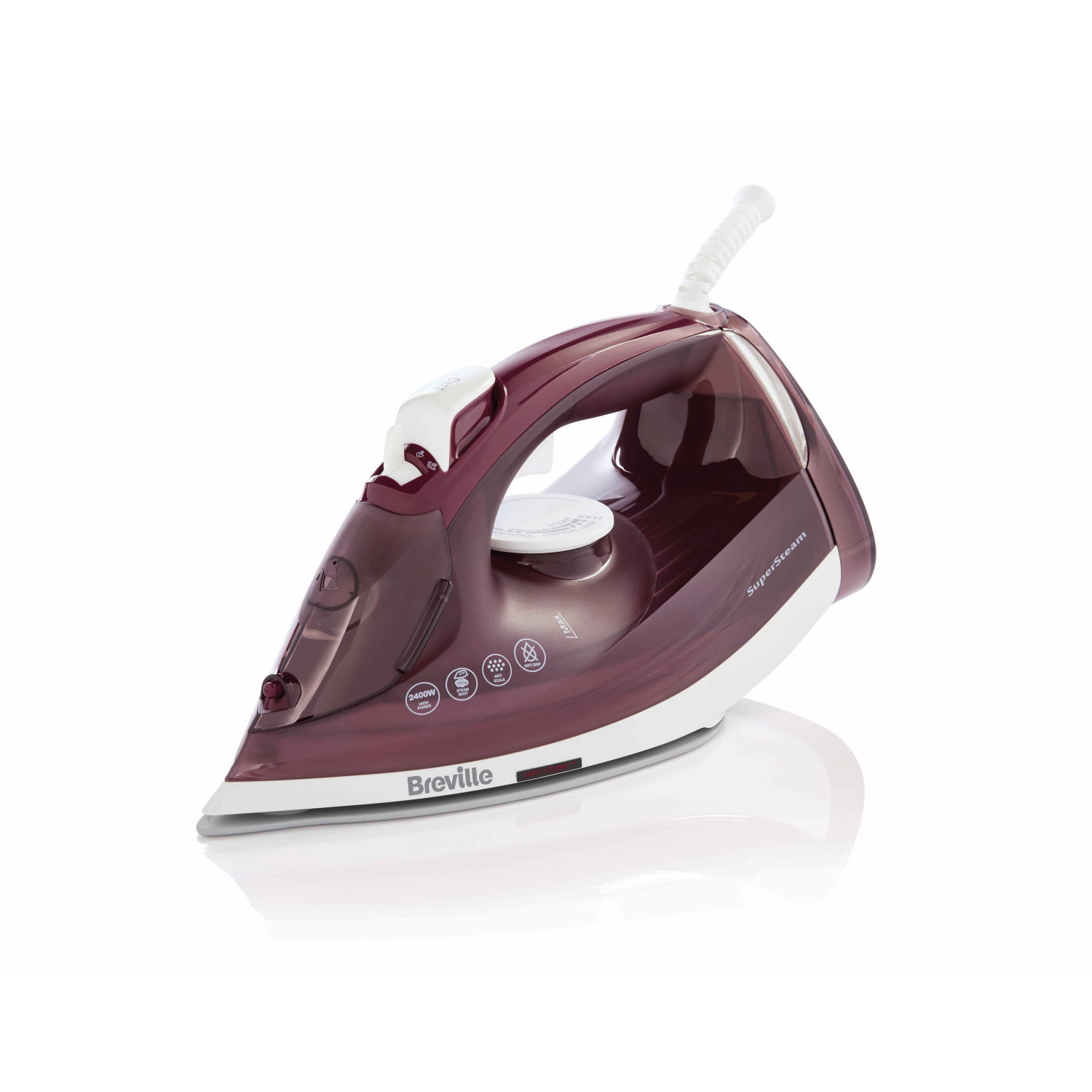 Breville Red/Silver Merlot 2400 Supersteam