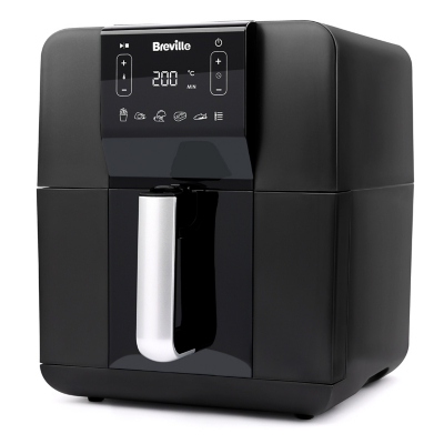 Breville VDF126 Halo Air Fryer Black Electricals at ASDA