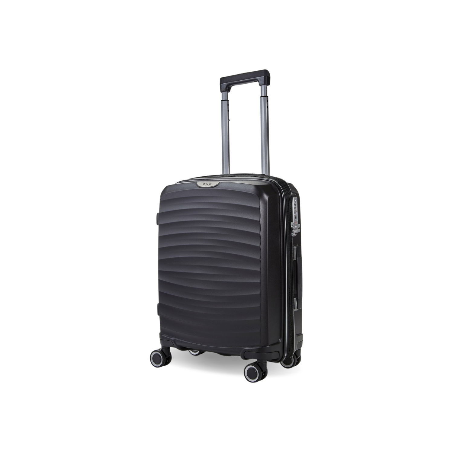 Rock Black Sunwave 8 Wheel Small Cabin Suitcase - Image 4