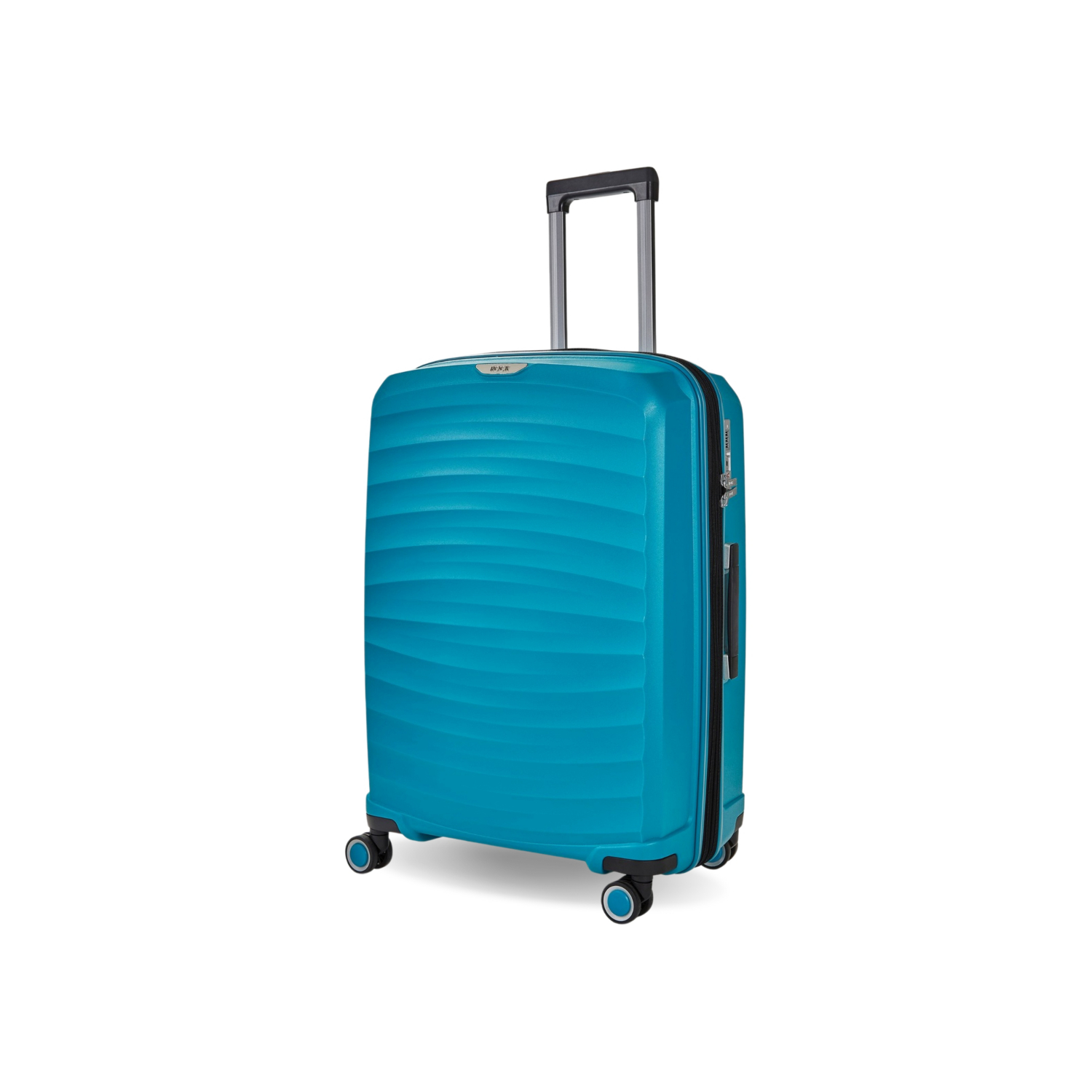 Rock Luggage Women's Blue Sunwave Medium Suitcase - Image 4