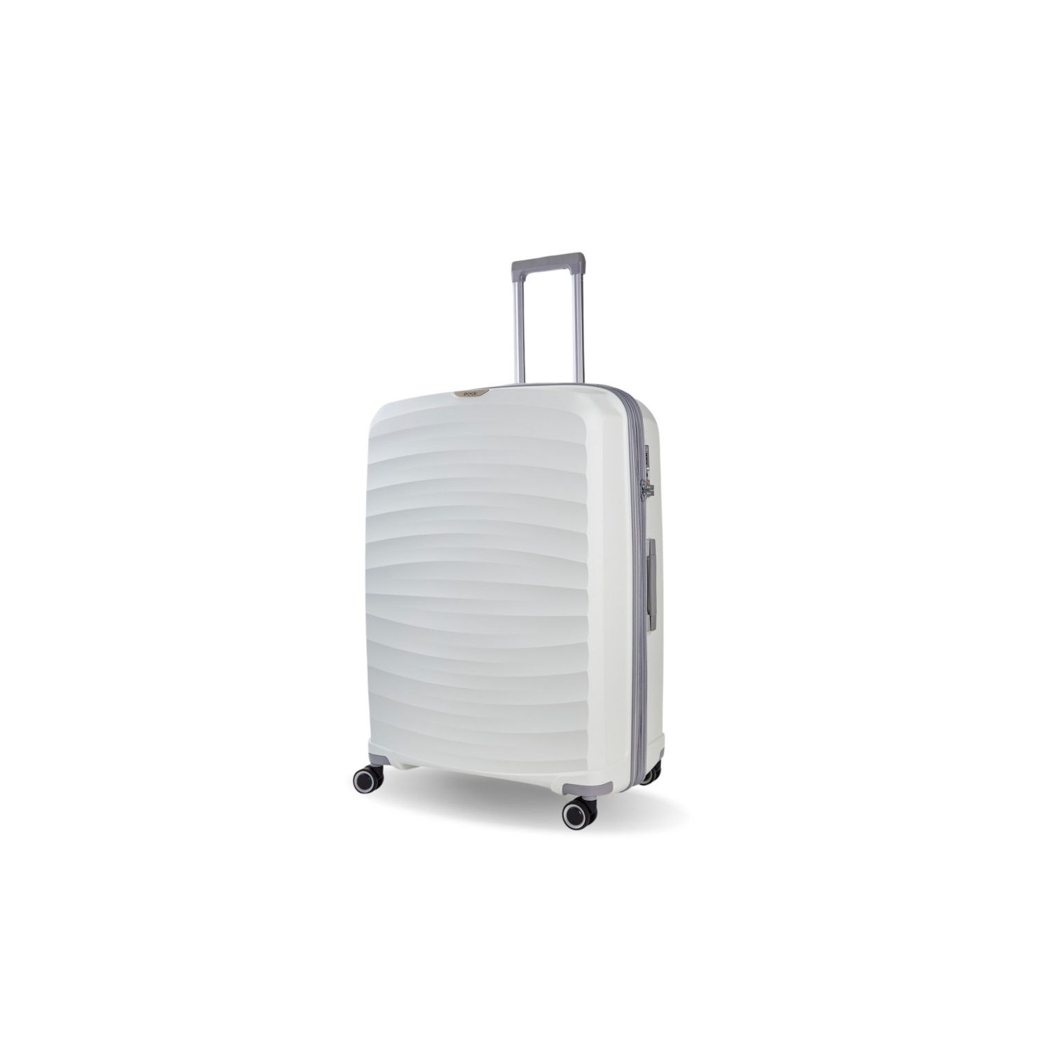 Rock Luggage Women's White Sunwave Large Suitcase - Image 6