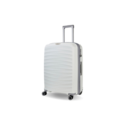 Rock Luggage Sunwave Medium Suitcase - White, White