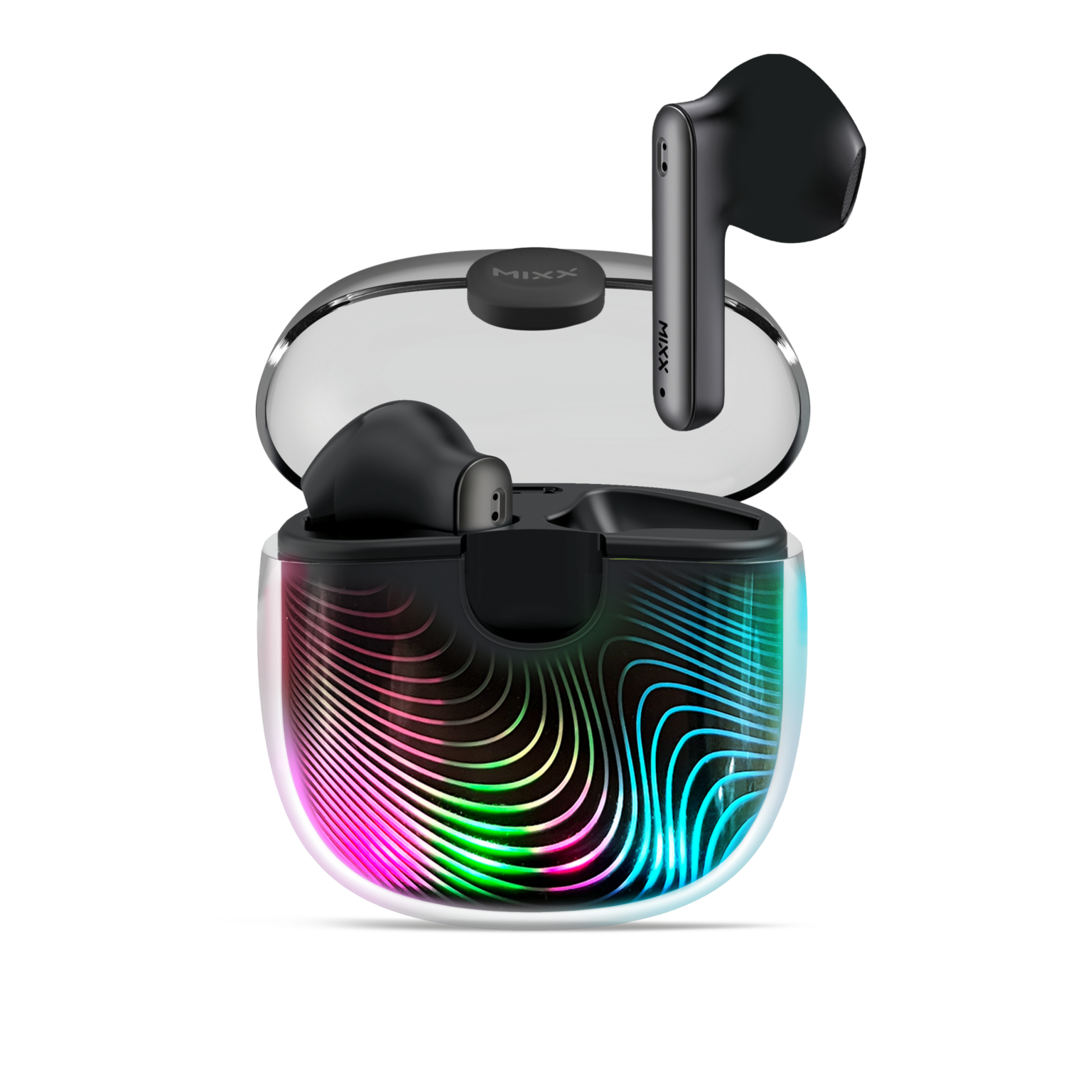 Mixx Black Streambuds Colour Chroma 2 Tws Wave