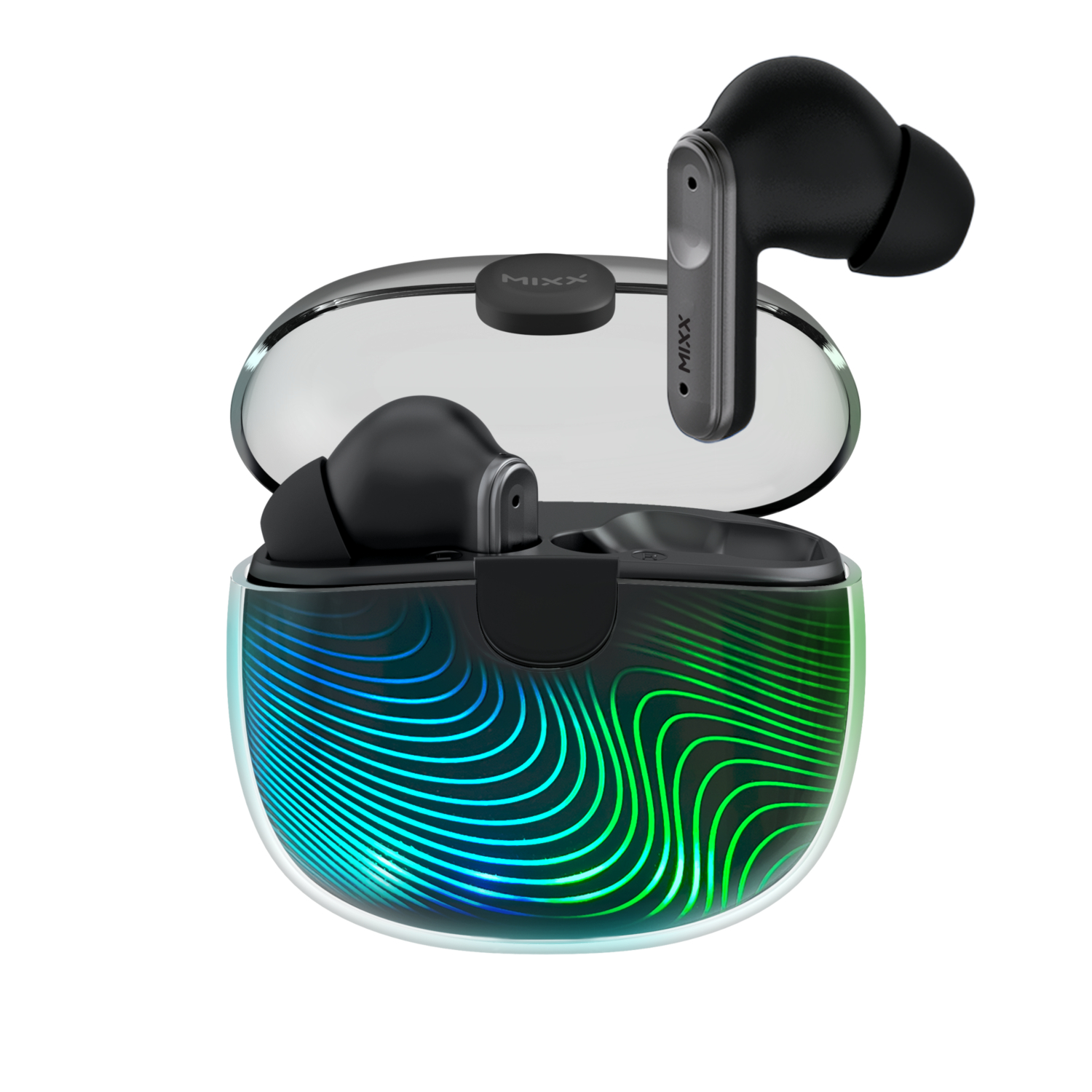 Mixx Black Streambuds Colour Chroma 3 Tws Wave