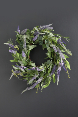 Lavender Wreath 46cm Home at ASDA