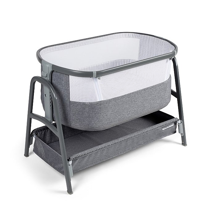 Ickle Bubba Grey & White Bubba&Me Bedside Crib | Baby | George at ASDA
