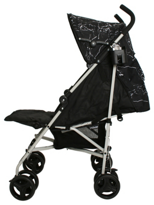my babiie black marble stroller