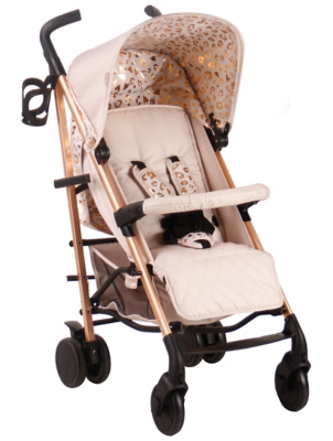 my babiie monochrome leopard stroller
