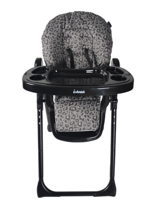 My Babiie Dani Dyer Black Leopard Premium Highchair Baby at ASDA