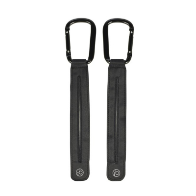 Bubba Black Ickle Pram Clips Pair Size 4.8