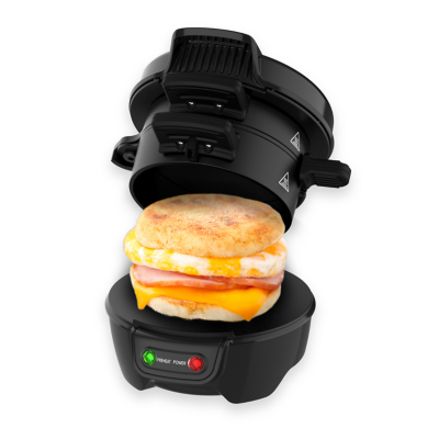 George Breakfast Sandwich Maker by Drew&Cole - Black