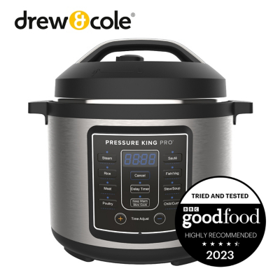 Pressure King Silver Pro Pro (4.8L) - 14-In-1 Digital Pressure Cooker By Drew&Cole