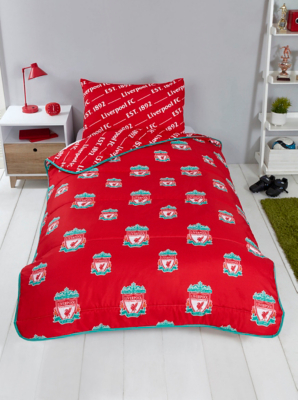 Liverpool FC 4.5 Tog Coverless Duvet Set Home at ASDA