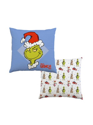 The Grinch 'Grinchmas' Cushion Home at ASDA