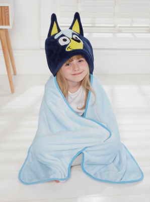 Bluey Hooded Towel Baby at ASDA