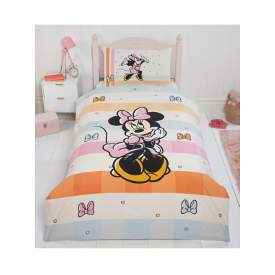 George Disney Minnie Mouse Reversible Single Duvet Set - Multi