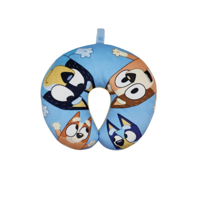 George Unisex Multi Bluey Travel Pillow Size 28