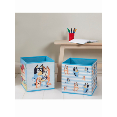 George Unisex Multi Bluey Pack Storage Cubes Size 2