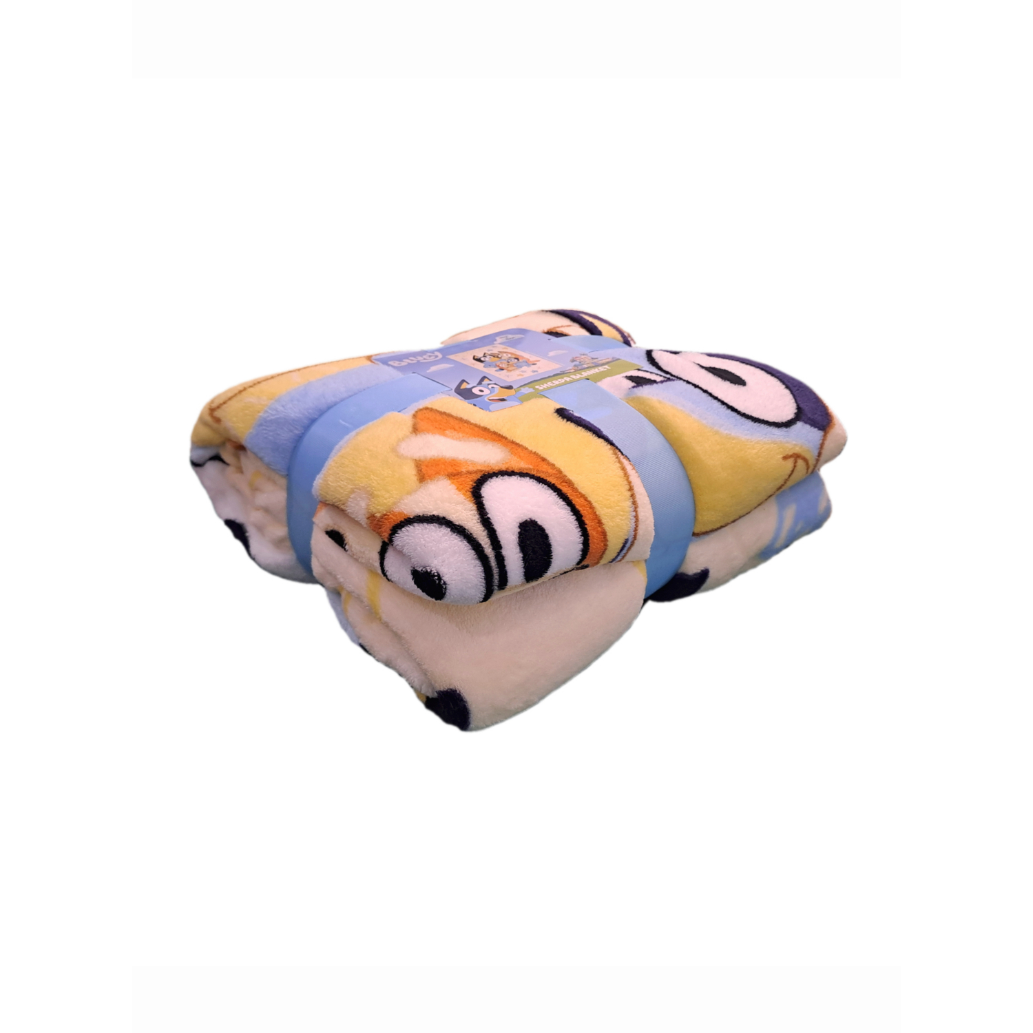 George Multi Bluey 'Family' Sherpa Blanket - 100Cm X 150Cm