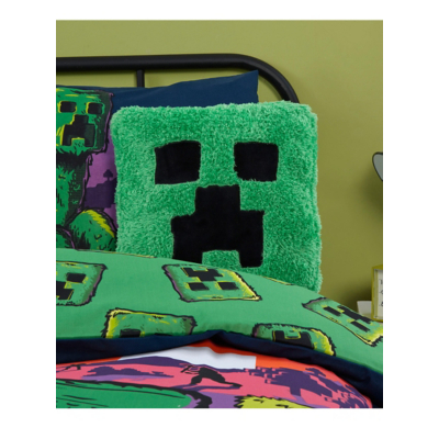 Minecraft Green Creeper Cushion