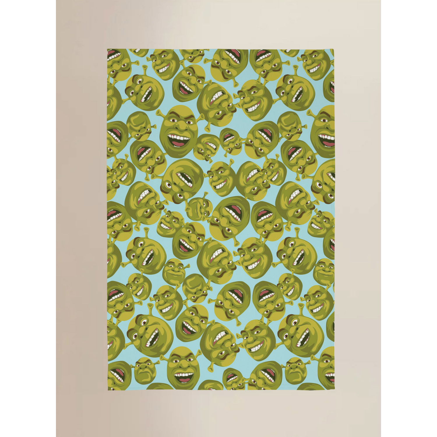 George Green Shrek Fleece Blanket - 100Cm X 150Cm