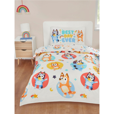 George Bluey Best Day Ever Reversible Duvet Cover Set - Multi