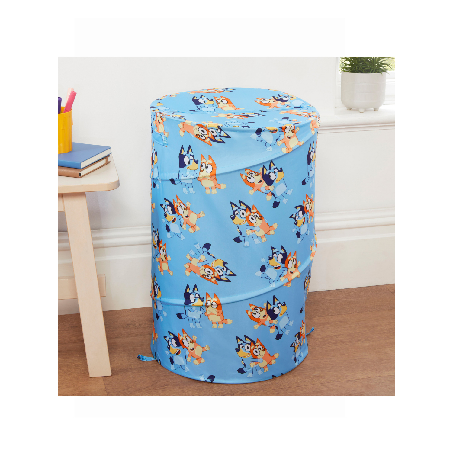 George Blue Y Pop Up Storage Basket