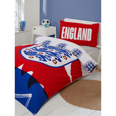 England Be Bold Double Duvet Cover 200x200 Pillowcase 50x75cm X 2