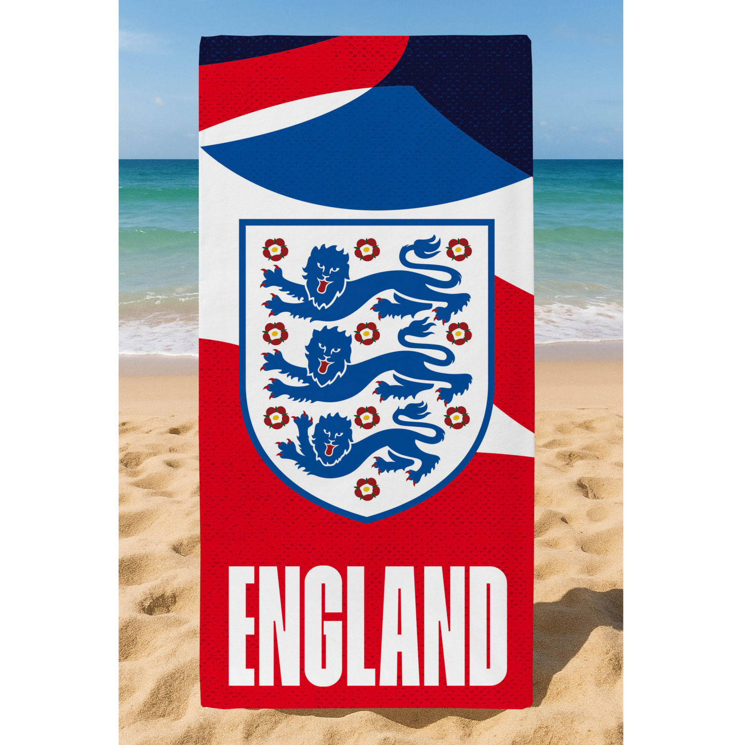 George Blue & White England Fa Towel