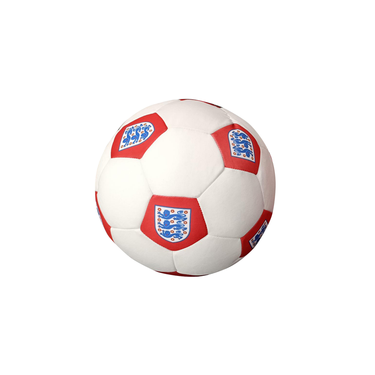 George Red & White England Fa Football Shaped Cushion