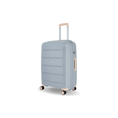 Rock Tulum Medium Suitcases Grey/Peach, Grey