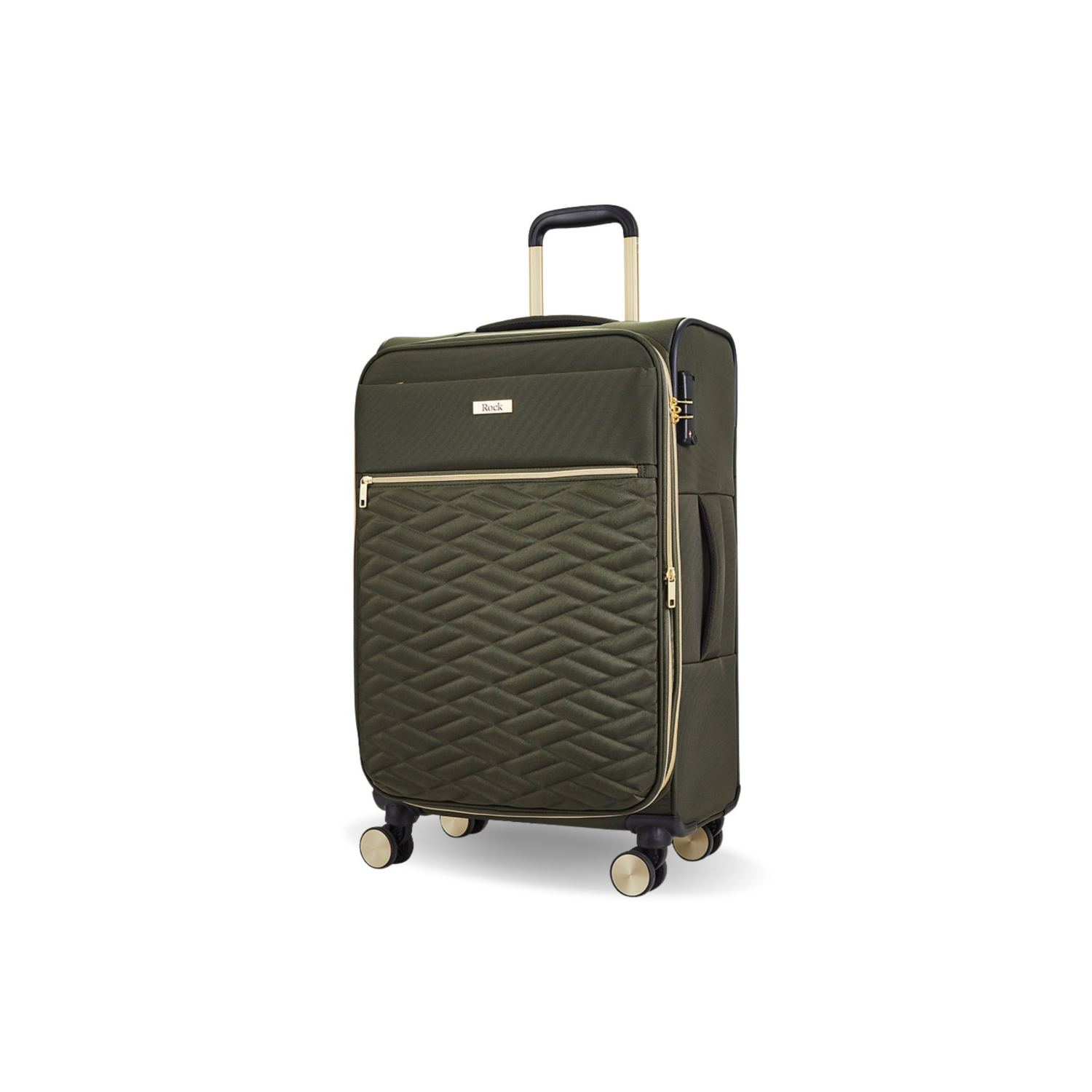 George Dark Green Rock Tr-0252-Kha Sloane Khaki Suitcase