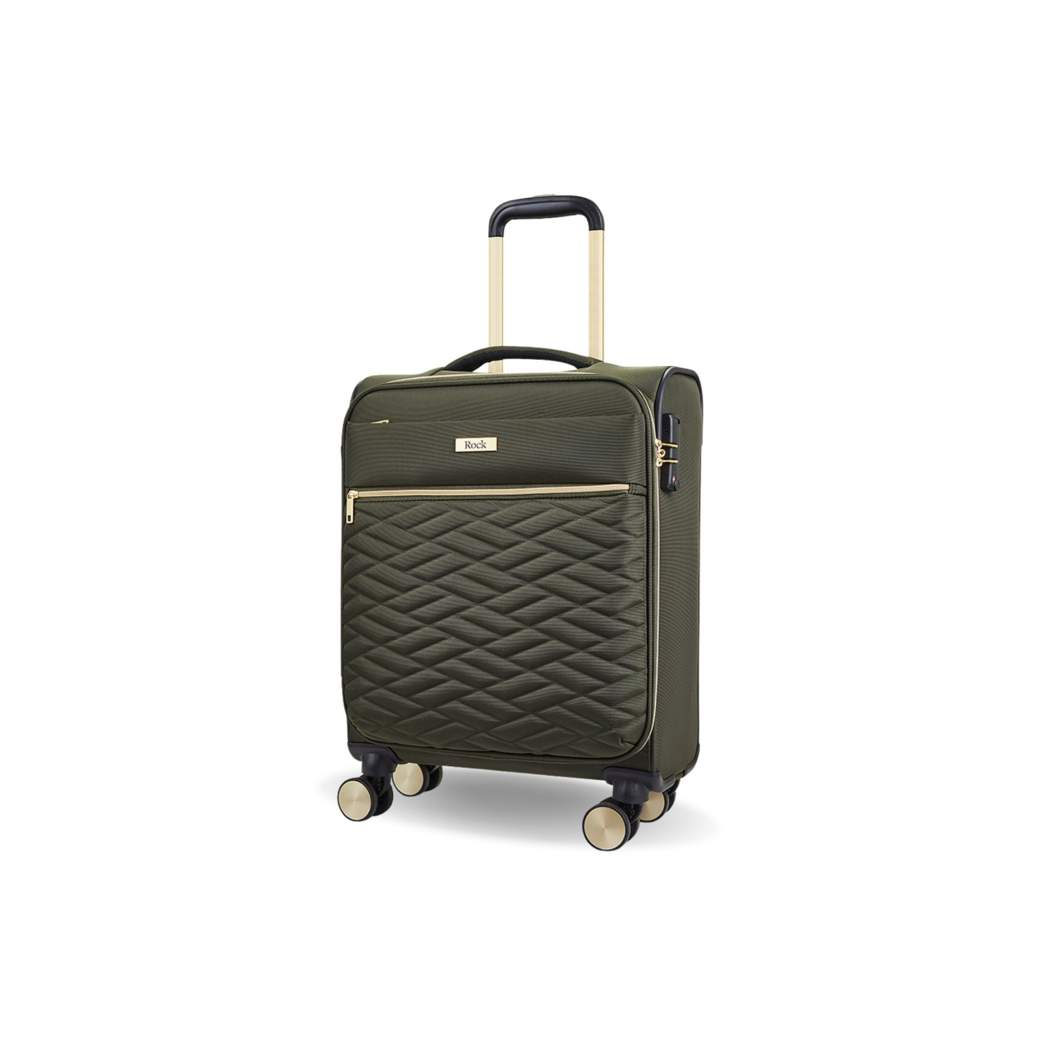 George Dark Green Rock Tr-0252-Kha Sloane Khaki Suitcase