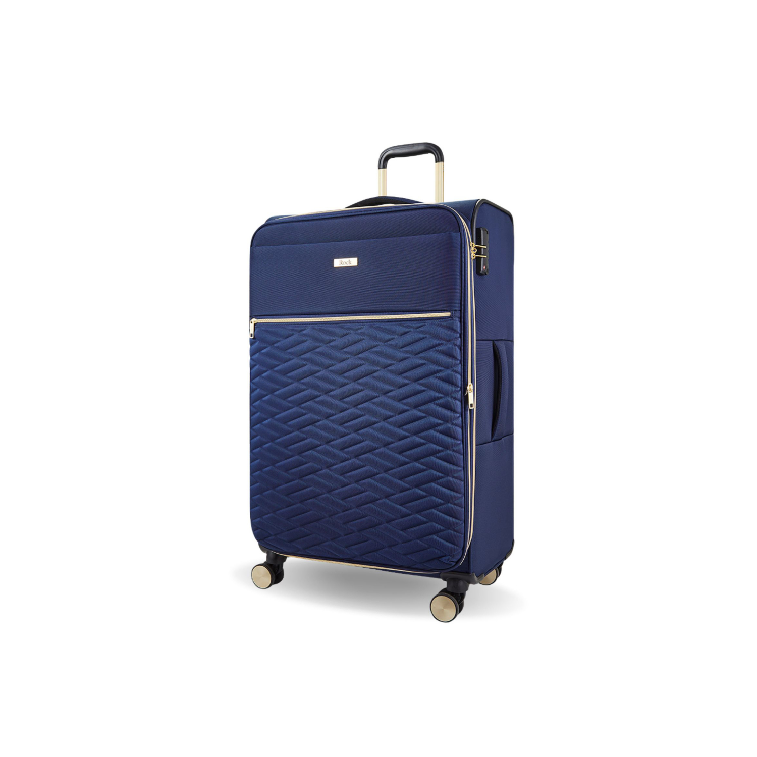 Rock Luggage Sloane Softshell 8 Wheel Expander With Tsa Lock Large Suitcase - Image 3