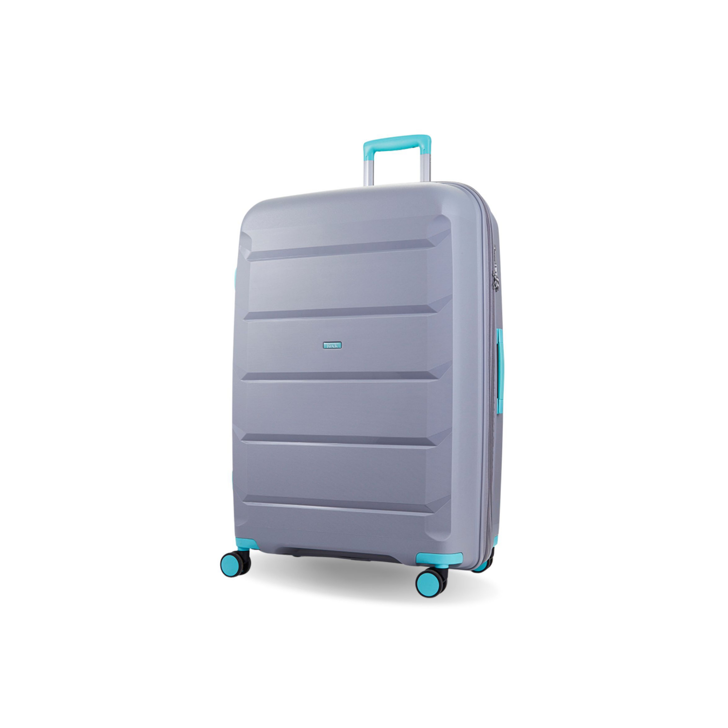 Rock  Tulum Suitcase /Aqua - Grey/ Aqua - Large - Image 6