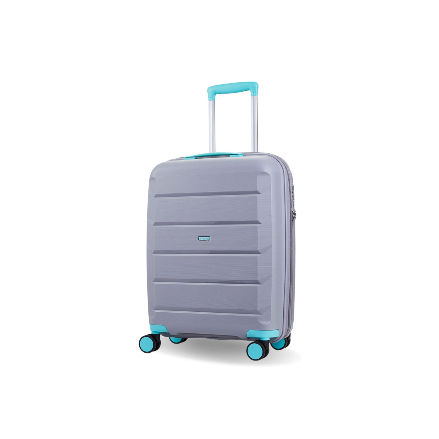 Rock  Grey Tulum Suitcase /Aqua in Size Cabin, Sports Direct - Image 4