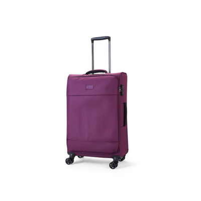 George Purple Rock Tr-0264-Pur Paris Soft Shell Suitcase Medium