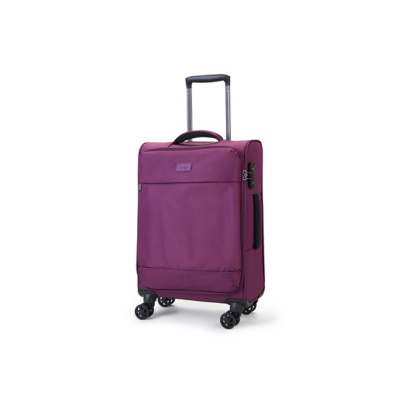 Rock TR-0264-PUR Paris Purple Soft Shell Suitcase