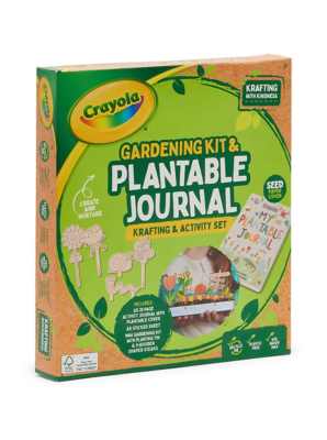 Crayola Gardening Kit & Plantable Journal | School | George at ASDA