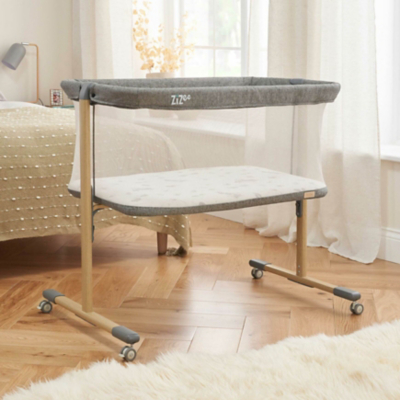 Tutti Bambini Zizee Essential Crib Oak/charcoal