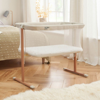 George Cream Tutti Bambini Zizee Essential Crib Walnut & Ecru 9.3Kg