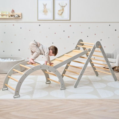 Bing Beige Tutti Bambini Mushroom 3 In 1 Pikler Climbing Set