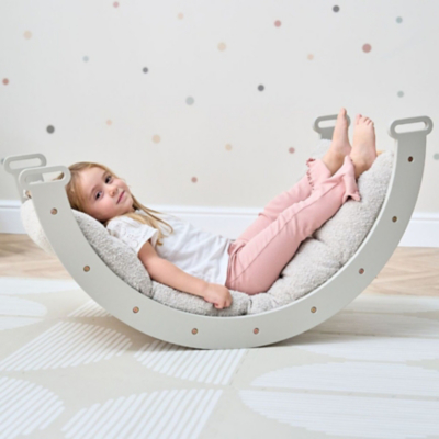 George Beige Tutti Bambini Mushroom Pikler Frame Cushion