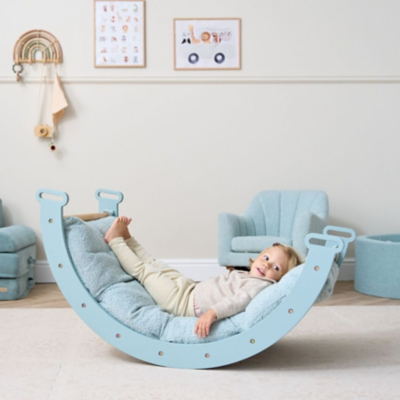 George Blue Tutti Bambini Ocean Pikler Rocking Frame Cushion