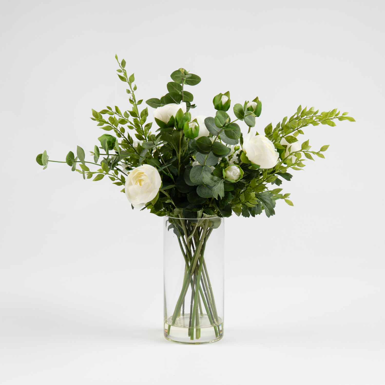 George Green Scottish Everlastings 55Cm Ranunculus Arrangement In Vase